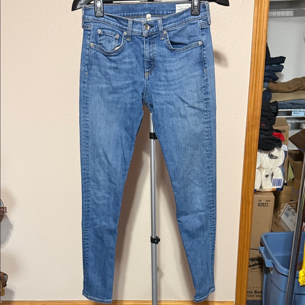 Rag‎ & Bone Skinny Blue Denim Jeans
